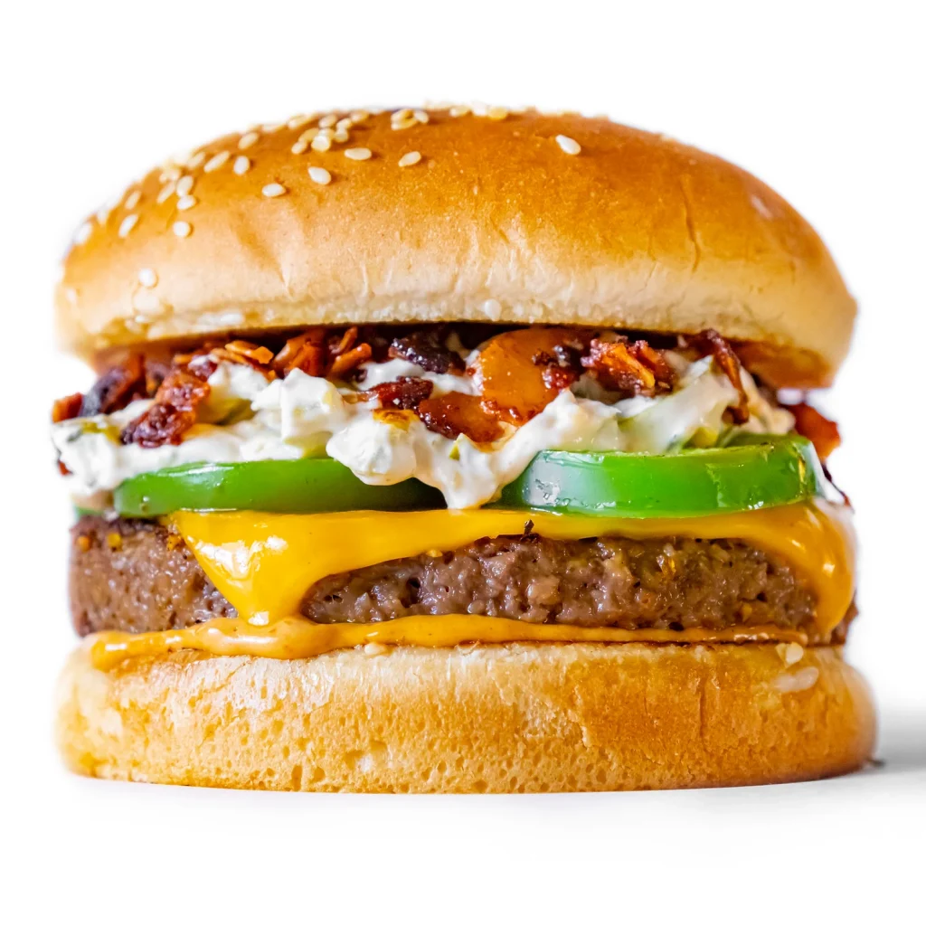 Vegan Jalapeño Popper Burger