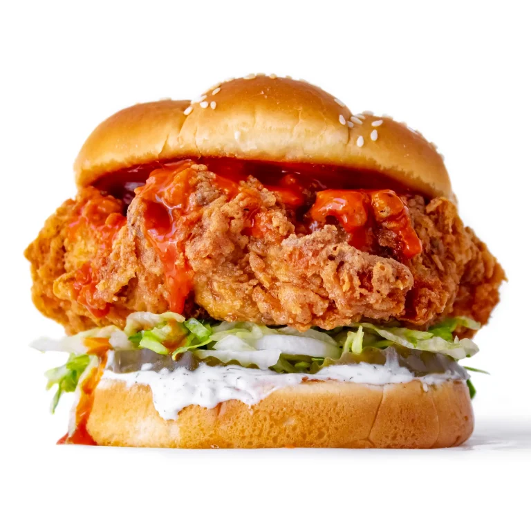 Vegan Buffalo Ranch Chick’n Sandwich