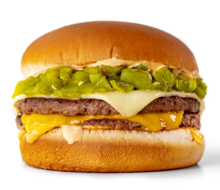 Vegan Green Chile Double Burger