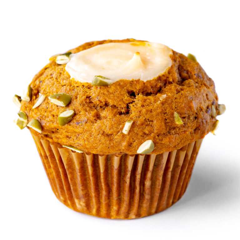 Vegan Pumpkin Cream Cheese Muffins