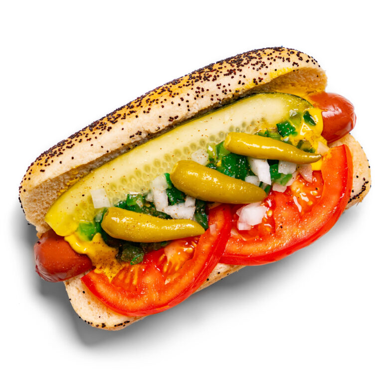 Vegan Chicago Hot Dog