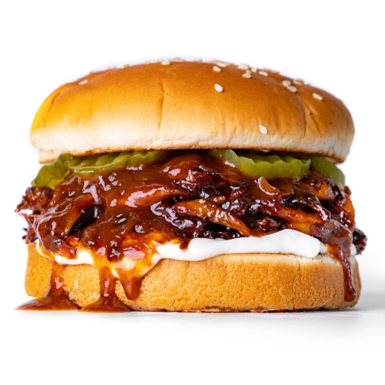 BBQ Pulled Mushroom Sandwiches